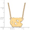 thumbnail image 2 of Ss/Gold Plated Sterling Silver With Gp Logoart U Of North Carolina Small Pendant Necklace (18 X 16) Made In United States gp014unc-18, 2 of 5