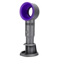 thumbnail image 4 of Ventilador sin aspas Mini ventilador portátil USB recargable de cuarta generación para el hogar al aire libre (violeta), 4 of 8
