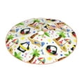 thumbnail image 2 of Bingfone Christmas Tree Skirt Mat Christmas Decoration Interior 30" -Penguins On The Beach, 2 of 6