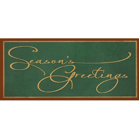 Designer Greetings Seasons Greetings Script Christmas Money / Gift Card Holder Cards (8 (Best Christmas Card Holder)