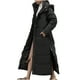 thumbnail image 2 of ICHUANYI Clearance Winter Fashion Woman Lengthened And Thickened Medium Length Down Cotton Jacket(Black, XL) ICHUANYI WER2023080813568, 2 of 4