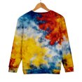thumbnail image 5 of Bovemsi Womens Sweatshirts Women's Tie Dye Pattern Plus Size Fashion Tops Long Sleeved Fall Fashion Outfits 2025 Clothes, 5 of 9