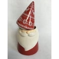 thumbnail image 3 of Christmas Argyle Hat Santa Gnome Ceramic Jar, 3 of 5