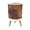 Color 3, variant on Small Trash Can with Lid Floral Skull Dark Botanical Gothic Style 1.8 Gallon Dog Proof Trash Can Round Garbage Can Waste Bin Wastebasket for Bathroom Bedroom Living Room