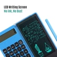 thumbnail image 4 of 3X Calculadora Bloc de Notas Tableta de Escritura LCD de 6 Pulgadas Tableta de Dibujo Digital con Lápiz óPtico Botón de Borrado Función de Bloqueo Negro, 4 of 5