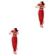 thumbnail image 4 of Sonducket Pantalones de danza del vientre indio para mujer, conjunto de traje con parte trasera de baile, traje profesional Sexy para mujer, Type10 NO10, 4 of 6
