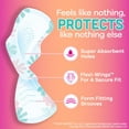 thumbnail image 4 of Radiant Teen Pads, Size 1, Regular, with Wings, Unscented, 28 Count, 4 of 12