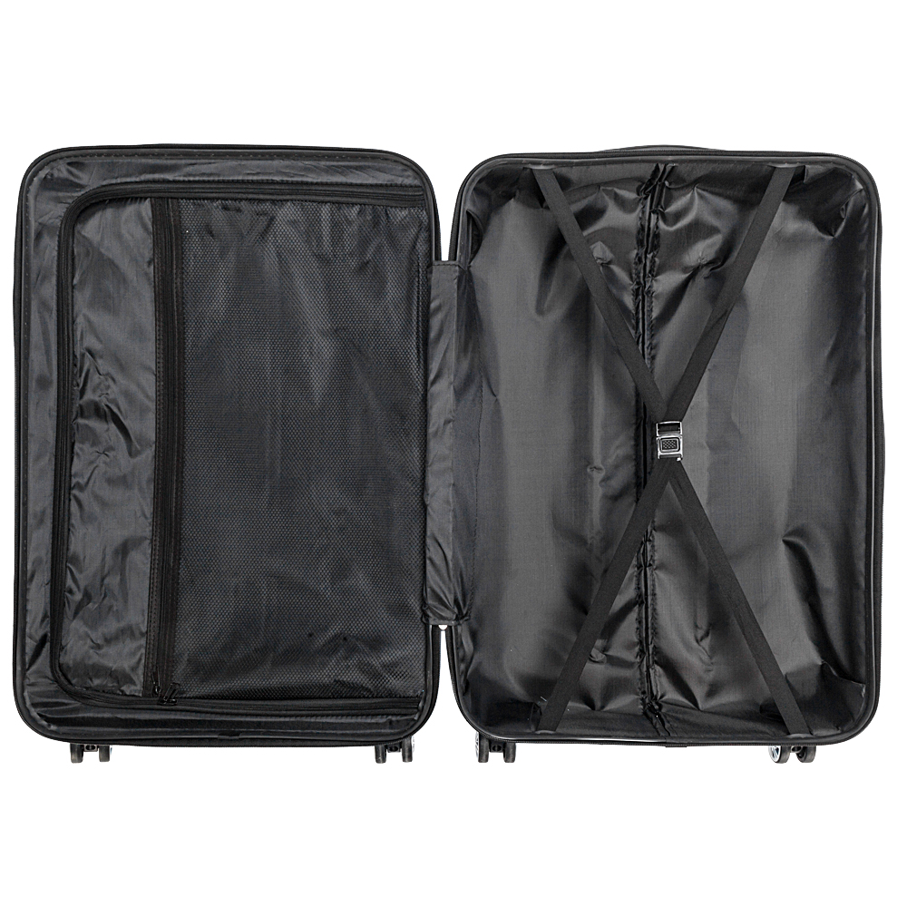 Veryke 3 Piece Traveling Luggage Sets, Suitcase Set of 3 - 20" 24" 28" - Black - image 3 of 7