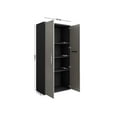 thumbnail image 3 of Eiffel Storage Cabinet in Matte Black and Grey (Set of 2), 3 of 7