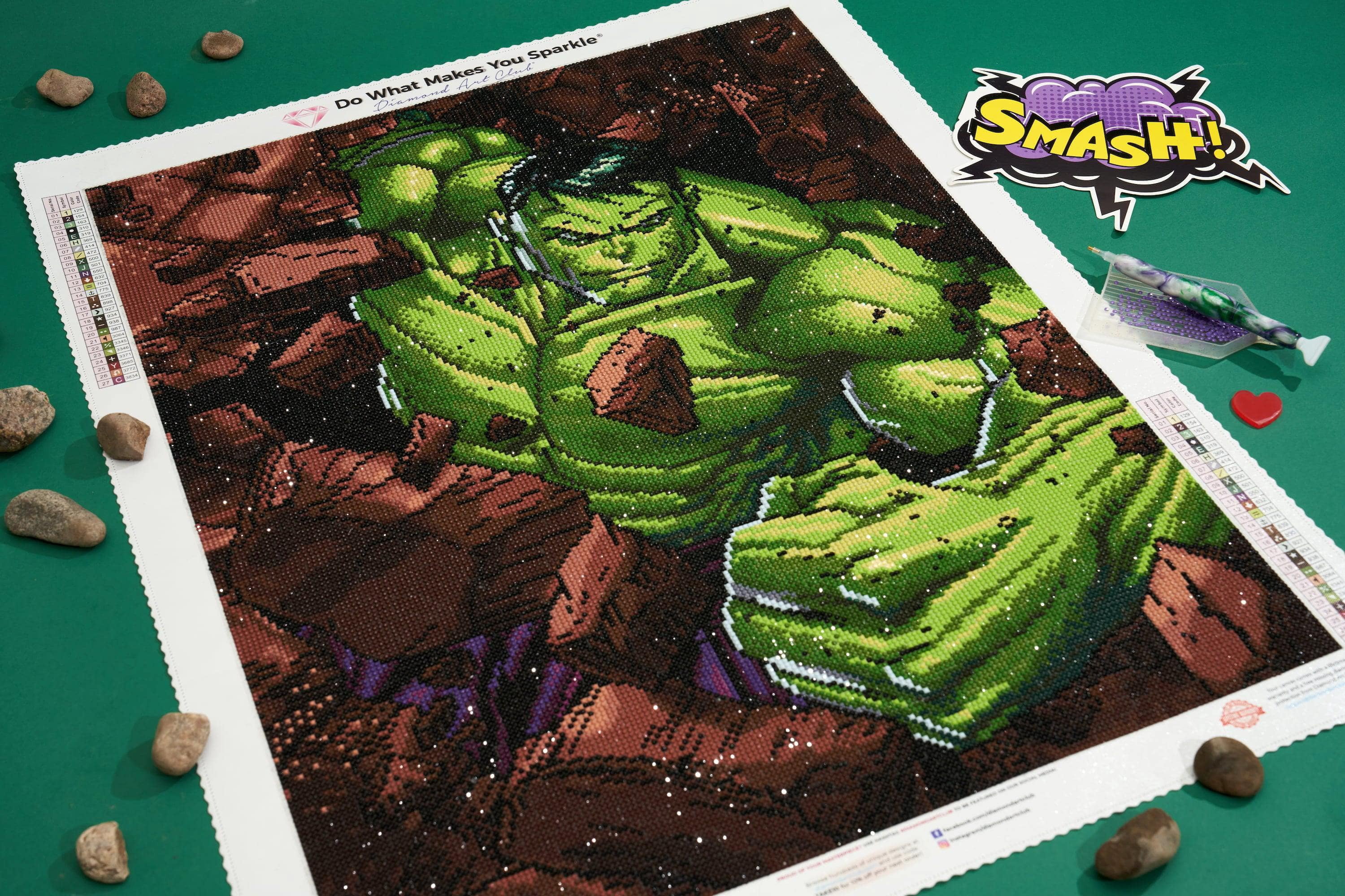 DIAMOND ART CLUB Hulk™ Smash! Diamond Painting Kit