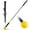 Yellow, variant on Costway 40" Golf Swing Trainer Aid with Weighted Head for Grip Rhythm Flexibility Balance Yellow