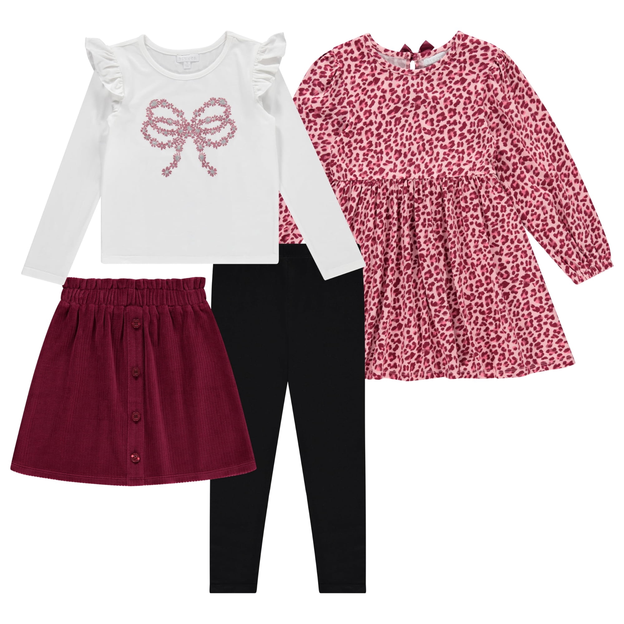 BTween Girls 4 Pack Dress and Cord Skirt New