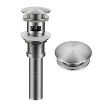 KRAUS PU-11SFS Pop-Up Drain for Bathroom Sink with Overflow in Stainless Steel