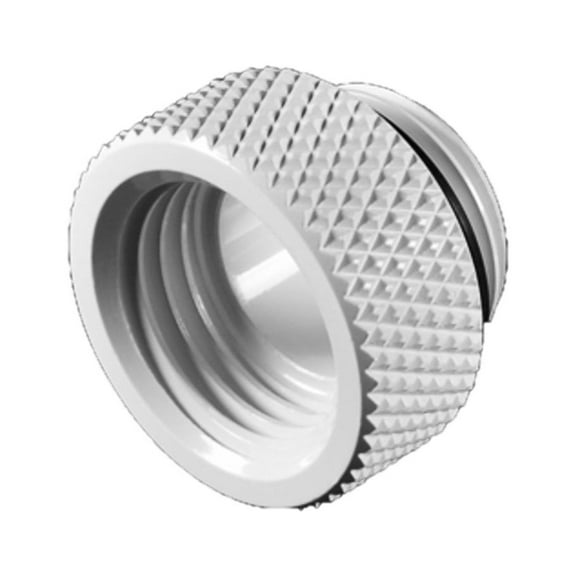 Bitspower G1/4" Male to Female Extender Fitting, 7.5mm, Deluxe White