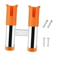 thumbnail image 2 of Soporte de caña de pesca reposo en poste acero inoxidable de acero inoxidable estupenda de caña de almacenamiento estante de pescado para garaje para Naranja, 2 of 8
