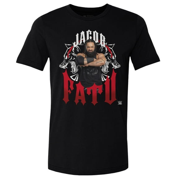 Men's 500 Level Black Jacob Fatu Werewolf Tribal T-Shirt