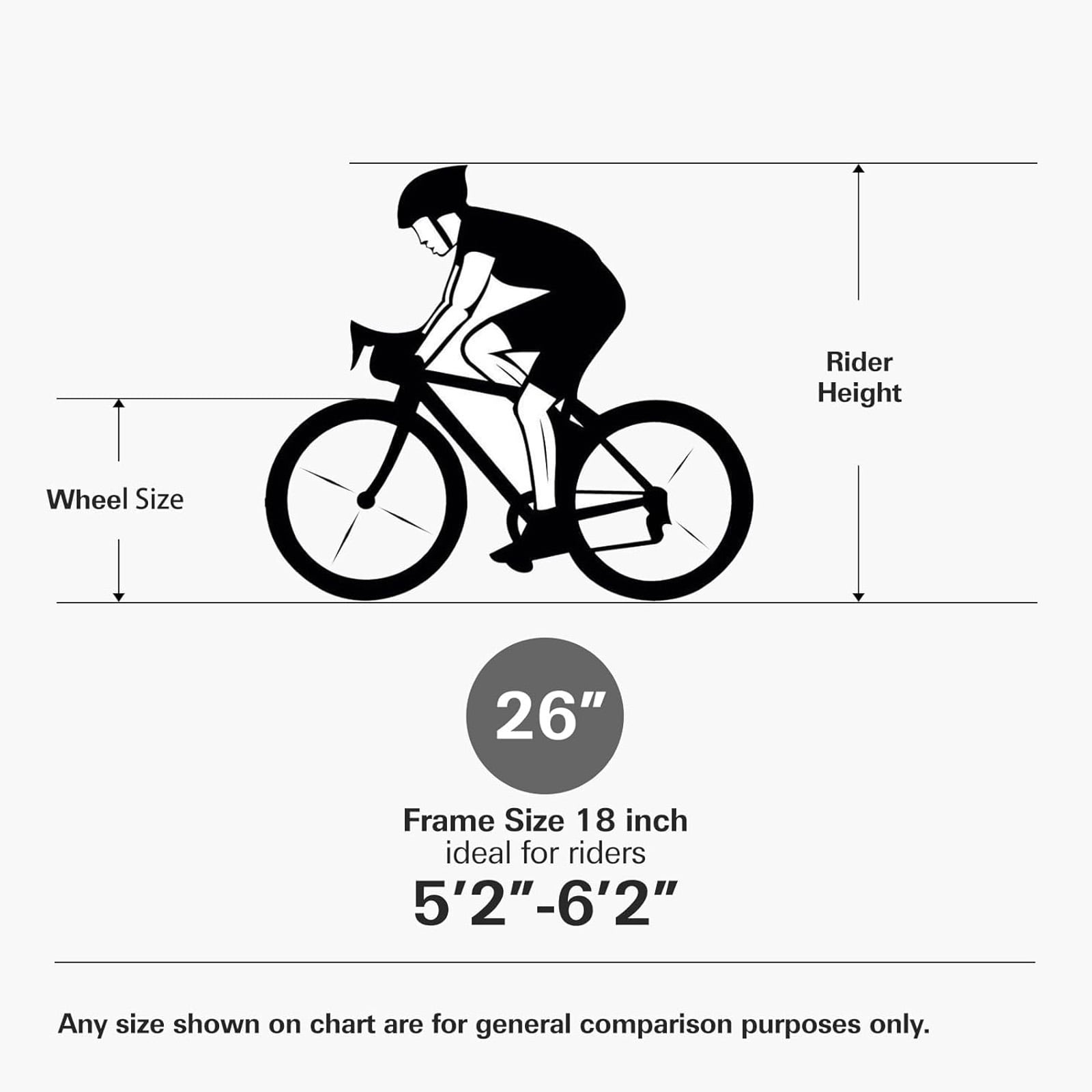 Hykolity 26 in Mountain Bike Sport Bicycle, 18 Speed Mtb Cycling for Adult Men Women Age 14+, Dual Full Suspension Outdoor Sport Bikes, Black