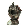 thumbnail image 4 of Bronze Finished Steampunk Human Heart Desk Clock 4.5 Inches High, 4 of 4