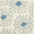 thumbnail image 6 of SAFAVIEH Bella Owen Fire Burst Wool Area Rug, Beige/Blue, 2' x 3', 6 of 10