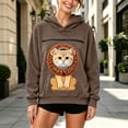 thumbnail image 2 of Unisex Pet Pouch Hoodie Casual Pet Carrier Oversized Kangaroo Pocket Pullover Tops Animal Holder Hoodie with Cat Pouch Dog Pouch Sweatshirt, 2 of 8