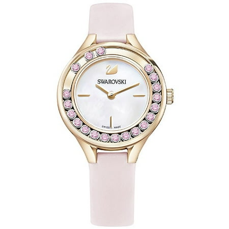 Lovely Crystals Mini Leather Ladies Watch 5376089