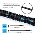 thumbnail image 3 of 5ft Heavy-Duty Bungee Dog Leash, Shock Absorbing Elastic Lead with Dual Padded Handles, Reflective Training Leash for Medium Large Dogs, 3 of 6