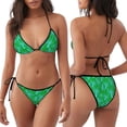 thumbnail image 3 of Fotbe Octopus1 Traje de Baño para Mujer de Dos Piezas – Bikini Sexy de Tirantes Tipo Halter con Diseño Triangular, 3 of 6