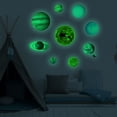 thumbnail image 4 of Solar System Sticker, Solar System Themed Wall Sticker, Self Adhesive Luminous For Children Room Bedroom, 4 of 8
