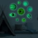 thumbnail image 4 of Adhesivo de pared brillante ANGGREK temática Solar decoración del hogar 10 pegatinas, 4 of 8