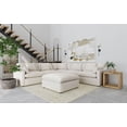 thumbnail image 2 of Hobson 6-piece Upholstered Modular Sectional Sofa Ivory, 2 of 17