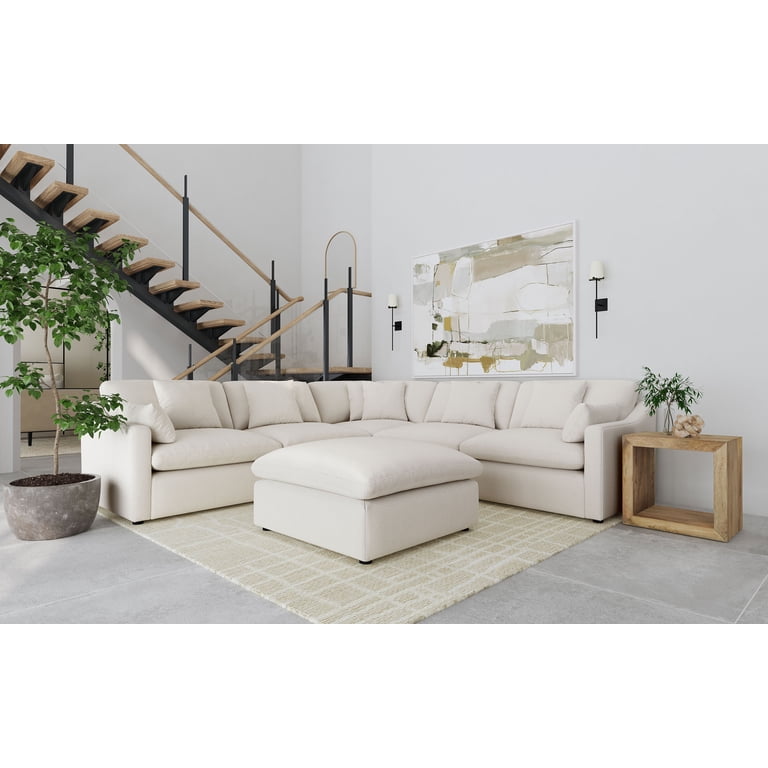 Coaster Hobson Beautiful Modern 6-Piece Fabric Upholstered Modular