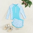 thumbnail image 2 of UAYOTSE Girls Rash Guard Swimsuits 2 Piece Bathing Suit Summer Swimwearr,Sizes 10-11 Years, 2 of 6