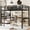 Black-Full, variant on CZBZ Full Size Metal Loft Bed with Desk, Full Loft Bed Frame with Pegboard & Storage Basket, 300LBS Capacity Heavy Duty Bed with Charging Port & Clock, Noise Free, No Box Spring Needed, Easy Assembly
