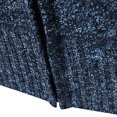 thumbnail image 7 of Maoxin Men's And Winter And Thick Sweater Knitted Sweater Stand Up Collar Cardigan Color Blocking Outerwear Sweater , Blue , L, 7 of 7