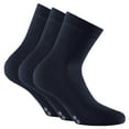 thumbnail image 1 of Rohner Basic Calcetines unisex, paquete de 3 - Soft Touch, calcetines cortos, mezcla de viscosa Azul, 1 of 3
