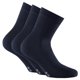 thumbnail image 1 of Rohner Basic Calcetines unisex, paquete de 3 - Soft Touch, calcetines cortos, mezcla de viscosa Azul 39-42, 1 of 3