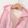 thumbnail image 2 of Girls Lounge Jacket Hoods Coat for Girls Long Sleeve Lightweight Thin Sun Protection Hooded Plain Fall Winter s 2026 Clothes Trendy 8 Years, 2 of 9