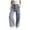 Gray, variant on Girls Cargo Pants Kids Bootcut School Uniform Slacks with Half Elastic Waist 4T 5T 6T 7T 8-15 Years (Black,12-13 Years)