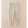 thumbnail image 4 of Sngxgn Pants for Women Casual Drawstring Waist Wide Leg Loose Pants with Pocket(Beige,L), 4 of 4