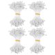 thumbnail image 1 of Uxcell 600-Pack Estambres de Flores para Manualidades, Pistilo Floral de Perlas Artificiales de Doble Cabeza de 5 mm para Hacer DIY [Blanco], 1 of 6