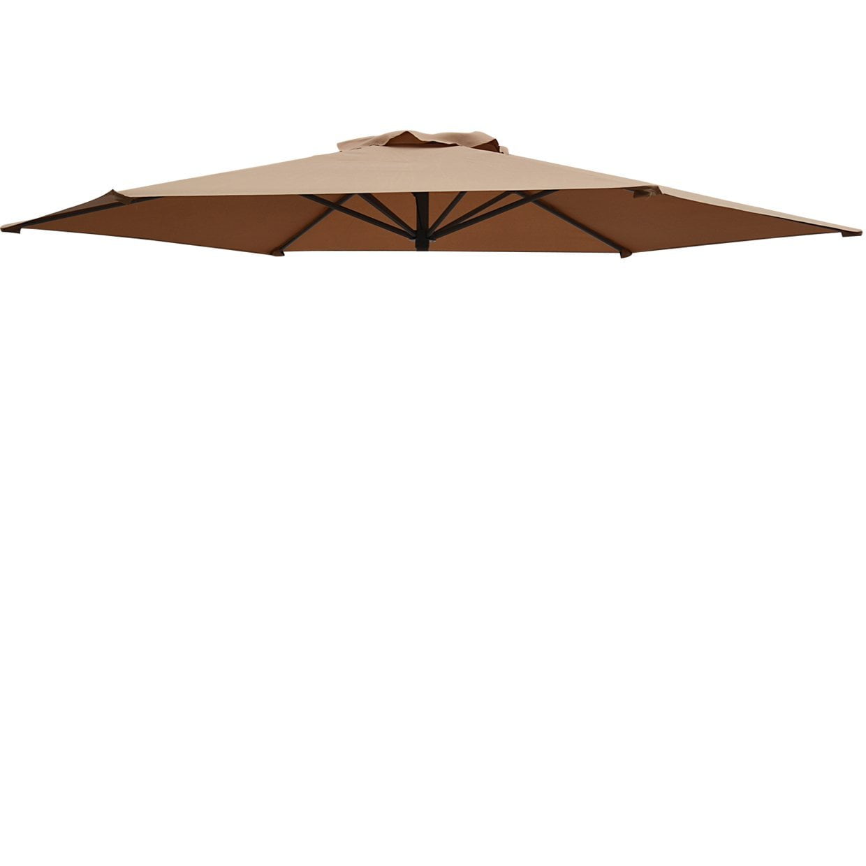 Fngedex Replacement Parasol Cover 300cm 6 Ribs Outdoor Canopy Sun Shade Cover Replacement, Not full parasol and just the cover