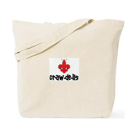 CafePress - The ORIGINAL Craw De Lis Tote Bag - Unisex Canvas Tote Bag, Beige, 1-Piece