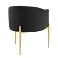 thumbnail image 3 of Modway Savour Tufted Performance Velvet Accent Chair in Black, 3 of 6