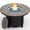 Gray, variant on LIFERUN Propane Fire Pit Table 30in, with Waterproof Cover, Blue Stone and Lid, 50,000 BTU Auto-Ignition Round Gas, for Outside Patio