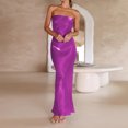 thumbnail image 1 of Vestido ajustado de mujer Vestido ajustado de tubo Vestido largo sin espalda Ropa de fiesta sin mangas FLhrweasw Nuevo, 1 of 1