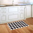 thumbnail image 3 of Briarwood Lane Everyday Doormat 30x18 Indoor Outdoor Black and White Check Doormat, 3 of 4