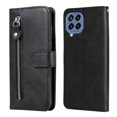 thumbnail image 1 of Estuche de Cuero PU con Cierre para Samsung Galaxy M33 5G , Funda Protectora con Billetera y Correa, 1 of 6