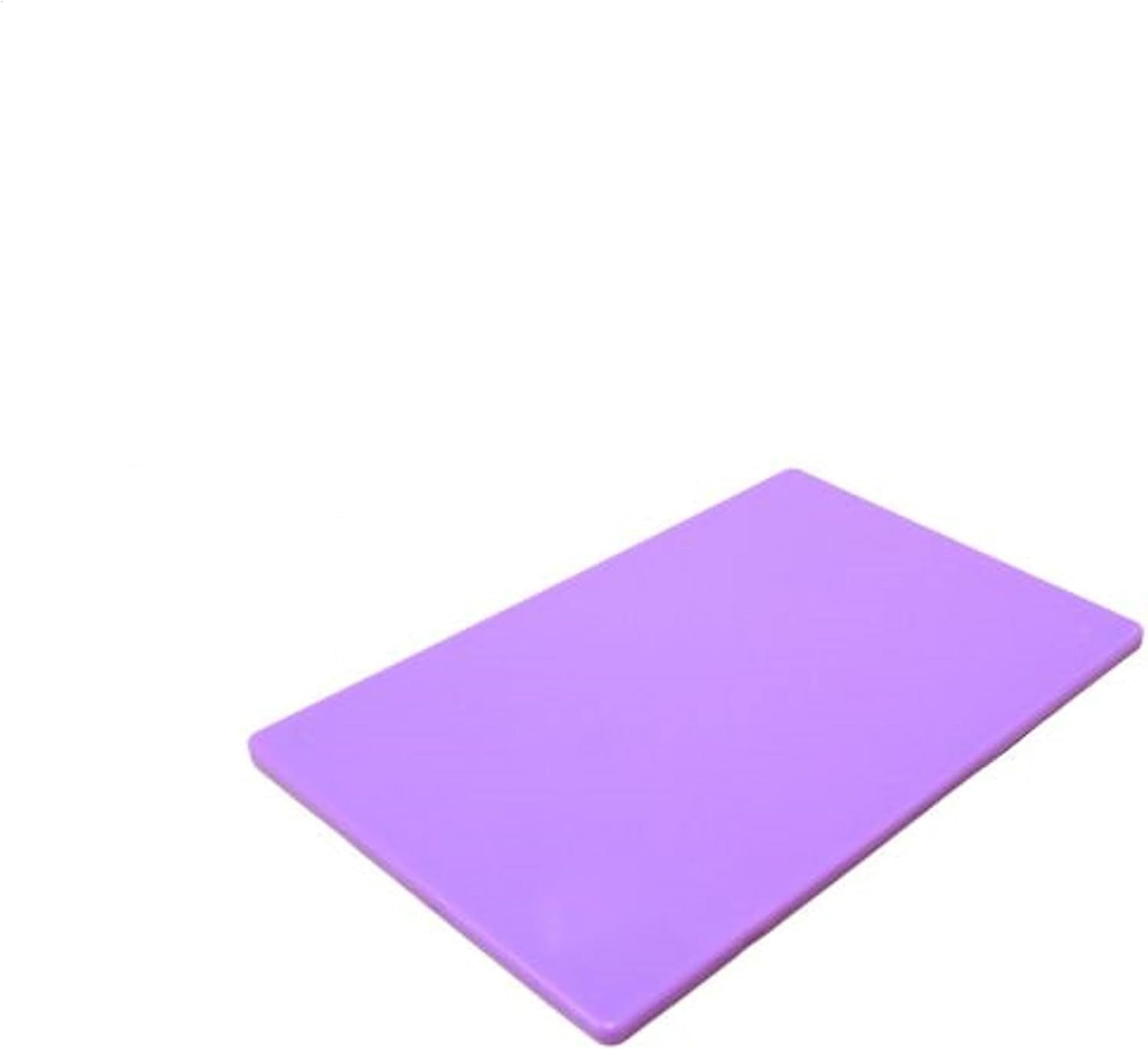TrueCraftware- 18" X 12" X 1/2” Plastic Cutting Board for Kitchen Purple Color- Plastic Commercial Chopping Board Anti Slip Surface Chopping Food Cutting Mat for Meat Vegetables