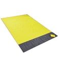 thumbnail image 1 of Colchoneta de playa Eigraketly plegable a prueba de arena 140x200cm Amarillo, 1 of 6