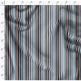 thumbnail image 5 of Soimoi Blue polyester Crepe Fabric Vertical Stripe Print Fabric by Yard 52 Inch Wide, 5 of 5